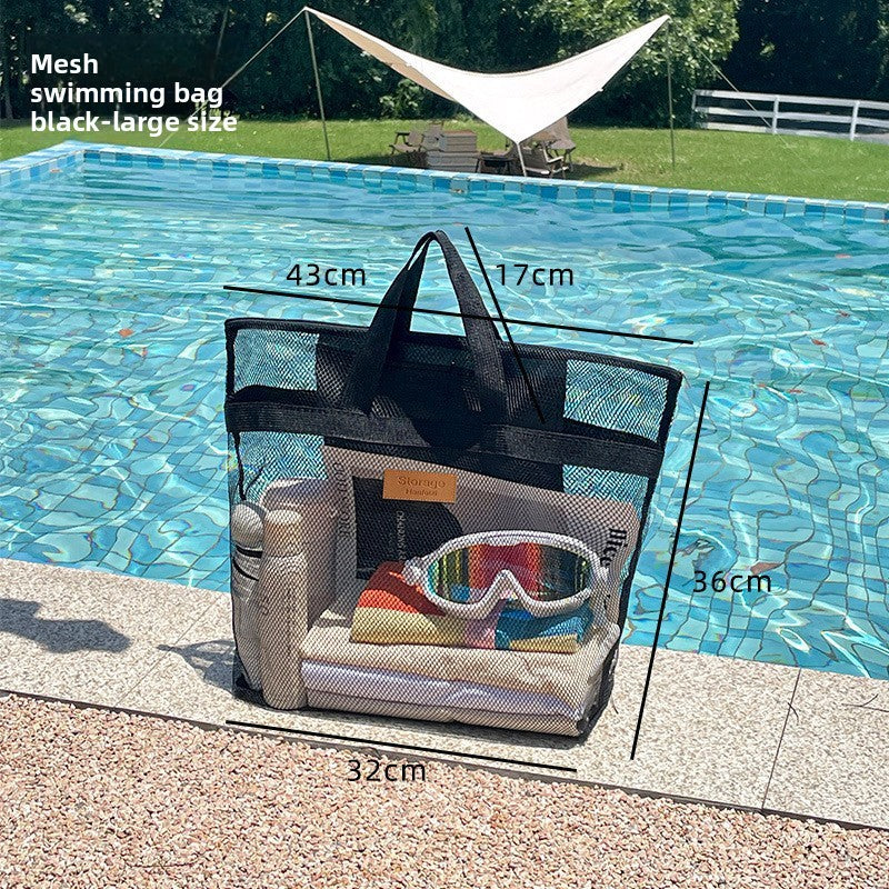 Large Capacity Mesh Beach Storage Bag