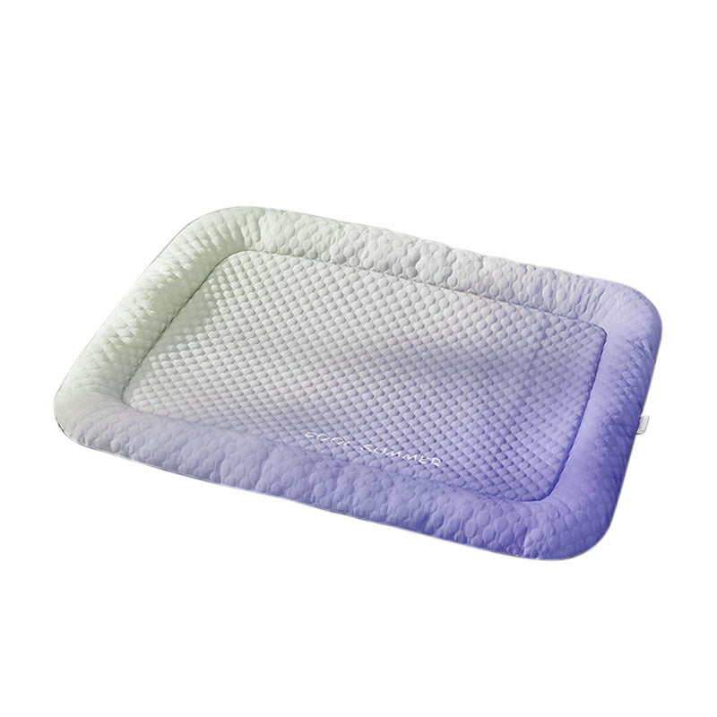 Cooling Pet Mat – Breathable Cold Silk Summer Pad for Dogs & Cats