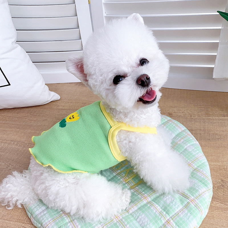 Lightweight Mesh Pet T-Shirt – Breathable Summer Shirt for Small Dogs & Cats