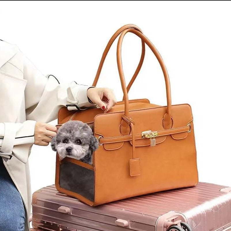 Outdoor cat and dog pet bag one shoulder hand-held bag