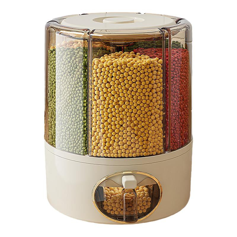 Sealed Rotating Grain Storage Container