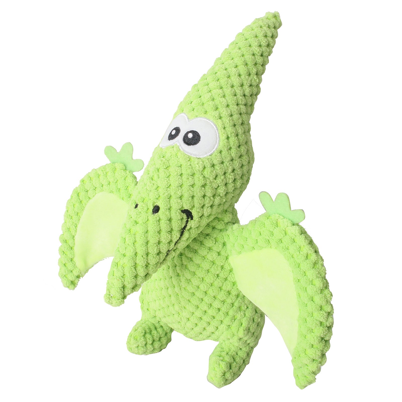 Plush Pterosaur Dog Toy – Squeaky Crinkle Dinosaur Chew Toy for Puppies & Small to Medium Dogs