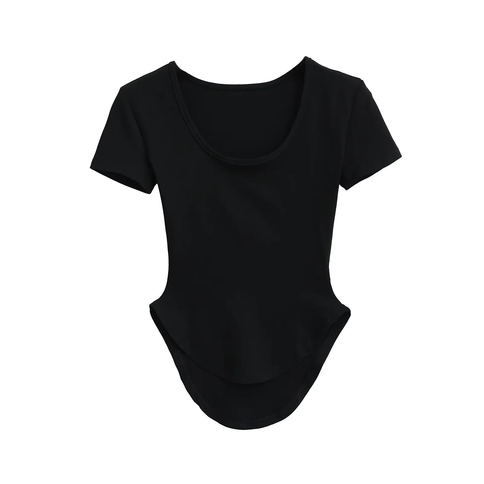 U-neck Sports Yoga T-shirt for Women