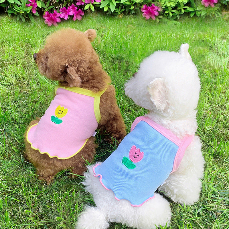 Lightweight Mesh Pet T-Shirt – Breathable Summer Shirt for Small Dogs & Cats