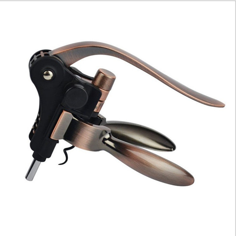 Zinc Alloy Professional Lever Red Wine Bottle Opener Set Simple Manual Wine Corkscrew Air Pump Kitchen Bar Accessories