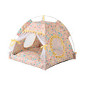 Foldable Pet Tent Bed – Breathable Washable Cat & Small Dog Tent with Cozy Cushion