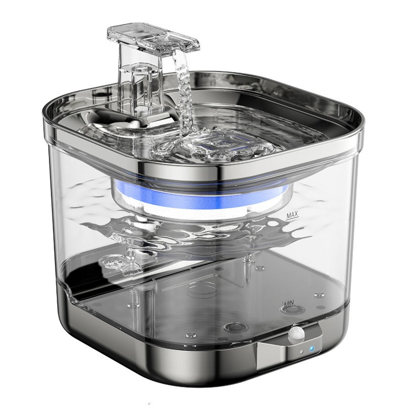 Wireless Smart Pet Water Fountain – Automatic Rechargeable Water Dispenser for Dogs & Cats