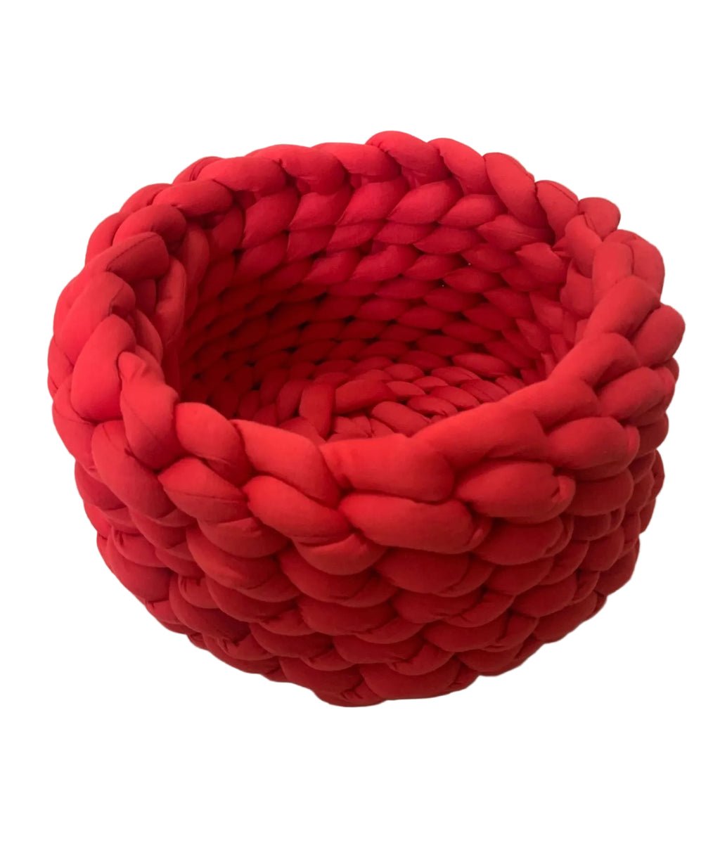 Calming Plush Round Pet Bed – Washable Soft Donut Bed for Cats & Small to Large Dogs
