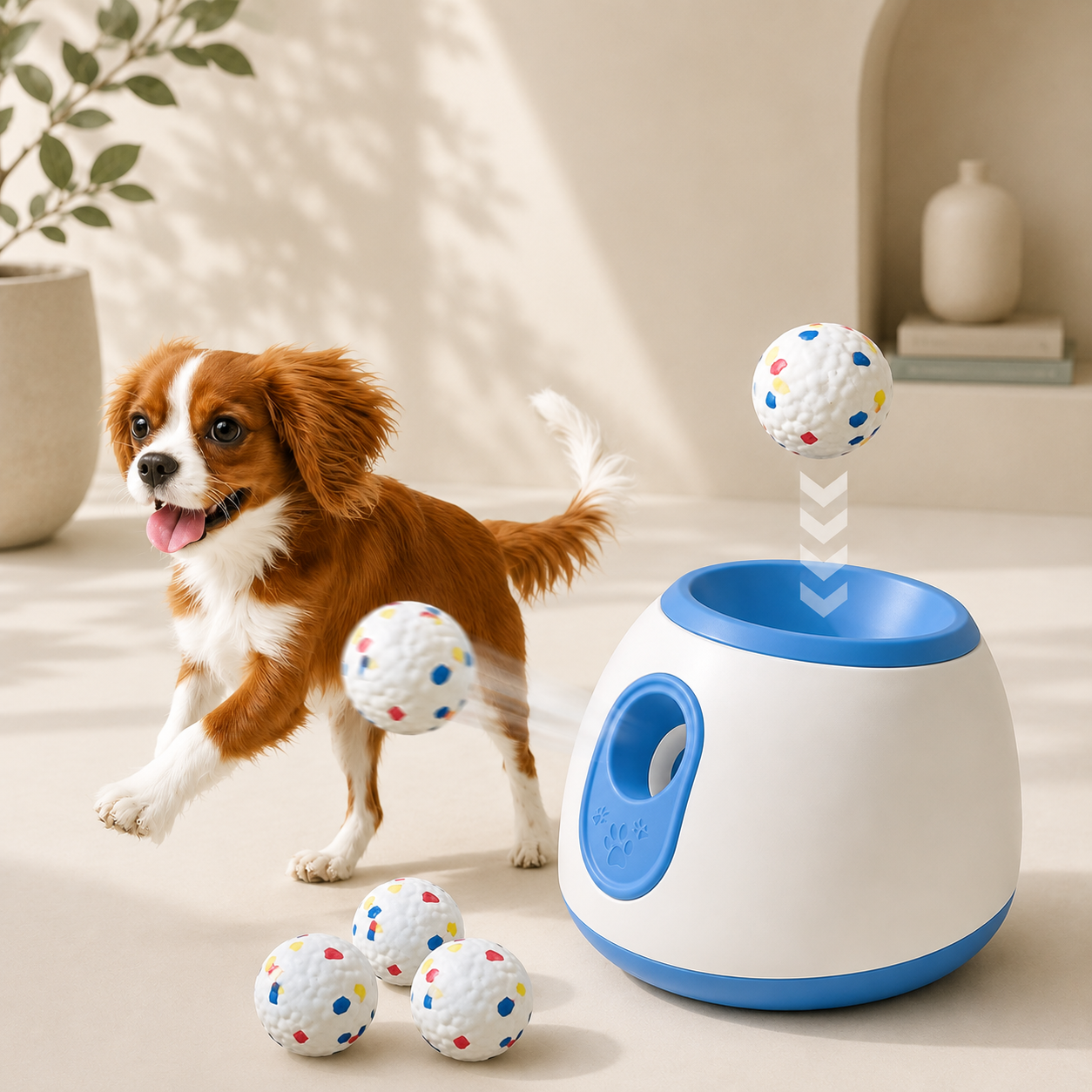 Adjustable Automatic Dog Ball Launcher