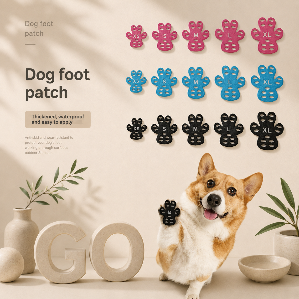 Dog Anti Slip Paw Grips Traction Pads