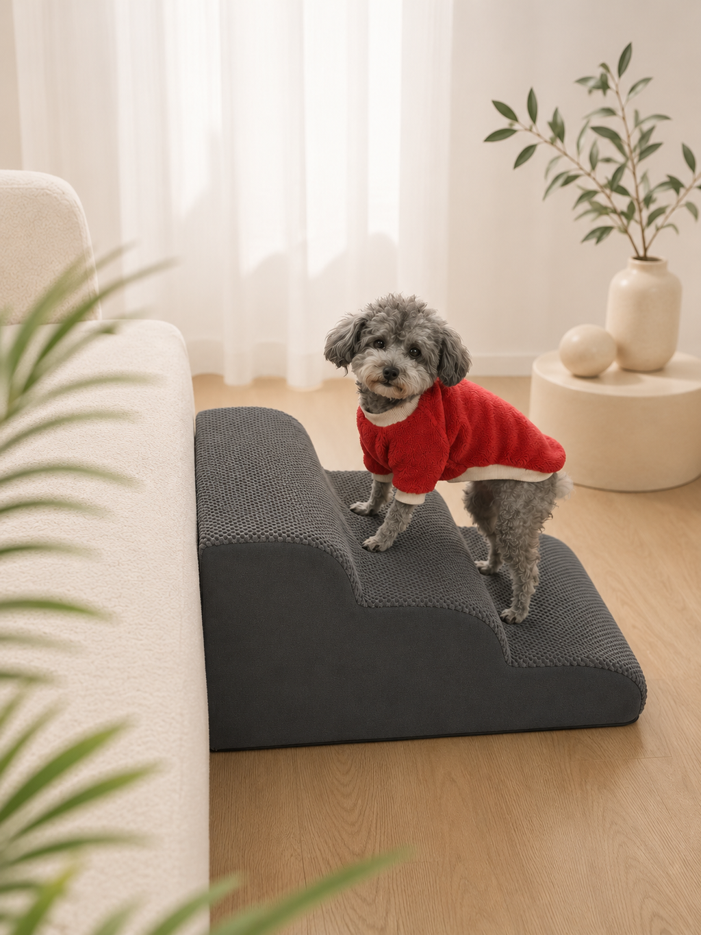 Removable Washable Pet Stairs Non-Slip Dog Bed Steps