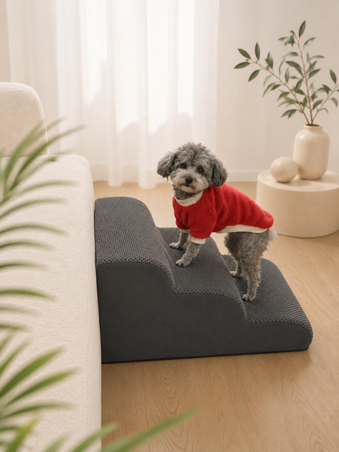 Removable Washable Pet Stairs Non-Slip Dog Bed Steps