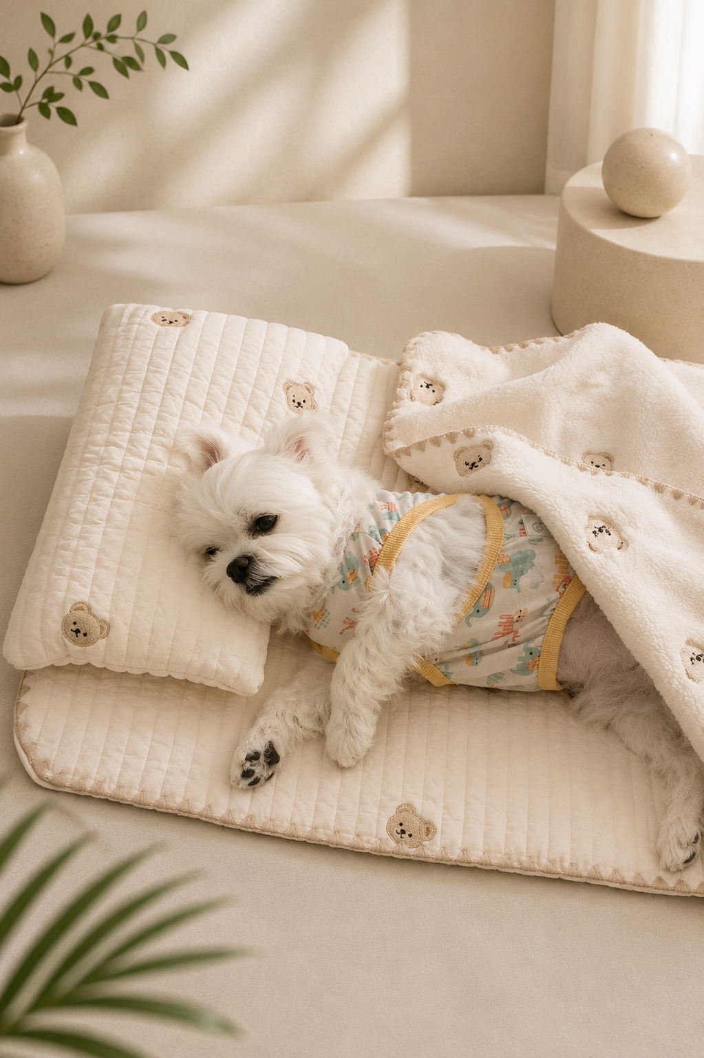 Removable Washable Pet Dog Bed Set
