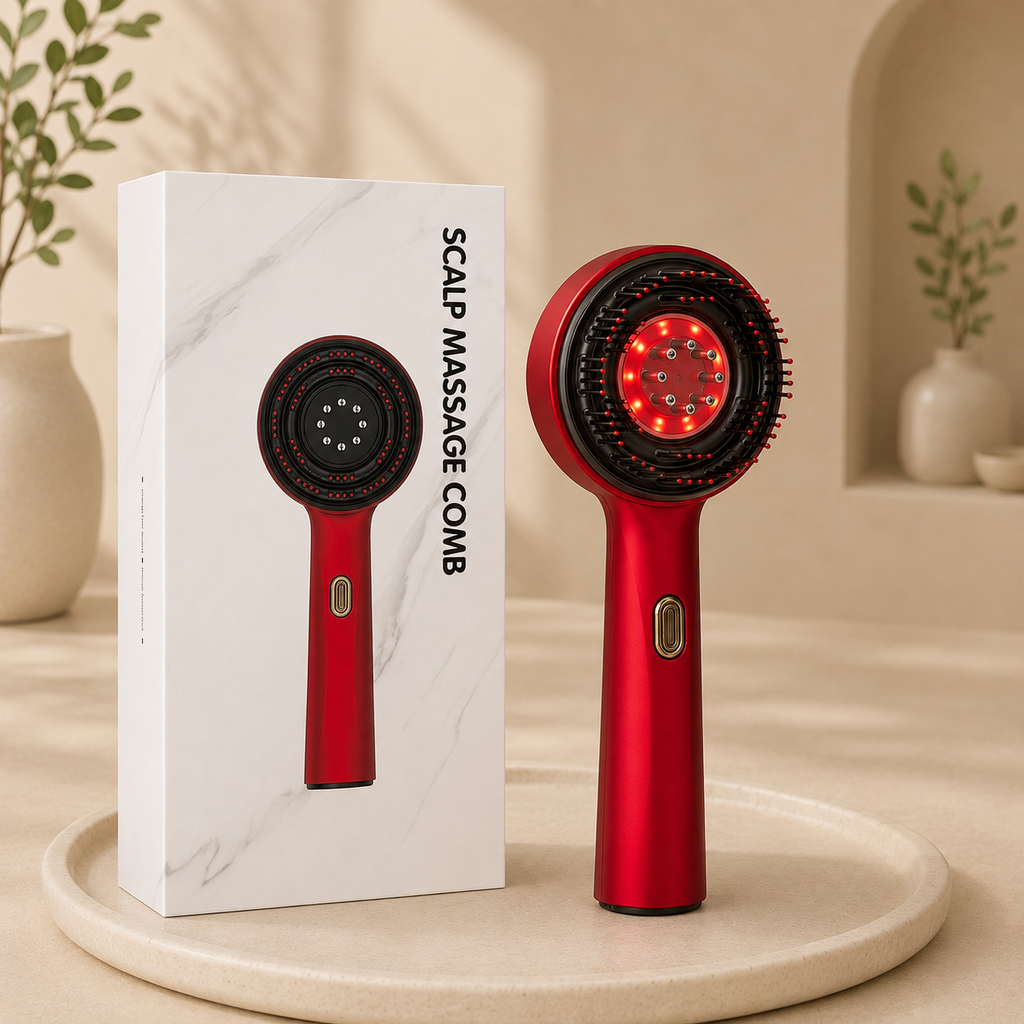 Electric massage comb for household scalp red light anti stripping hair care massage comb