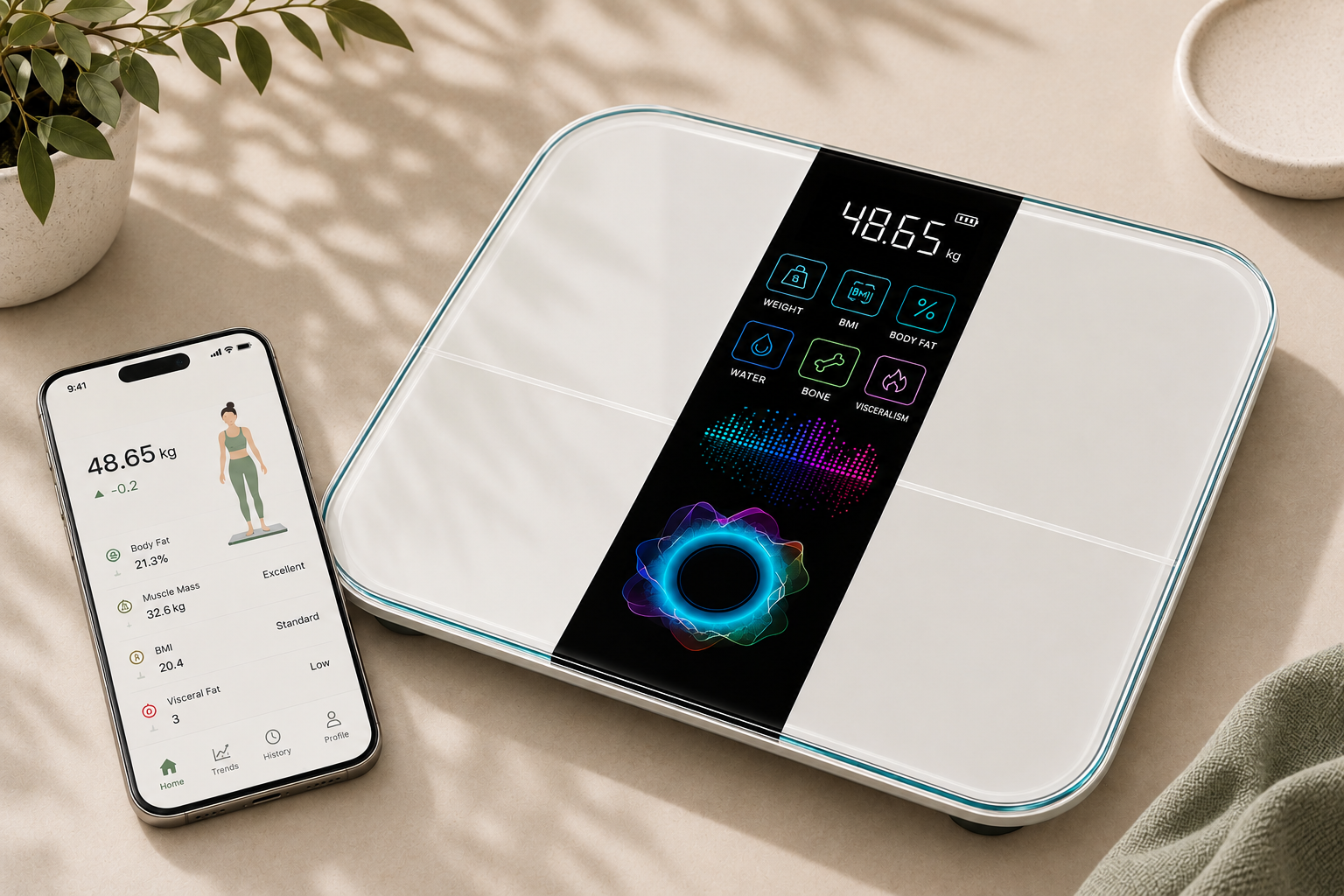 Smart Bluetooth Body Fat Scale