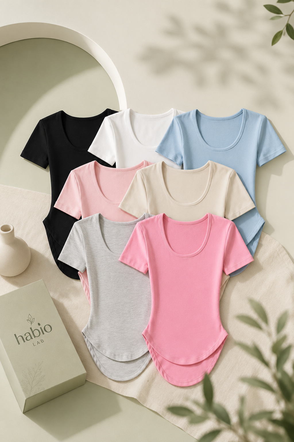 U-neck Sports Yoga T-shirt for Women