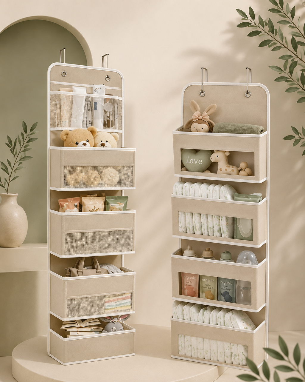 Fabric Dormitory Storage Bag, Clothes Bag, Hanging Organizing Bag, Clothes Cabinet Door, Storage and Hanging Bag