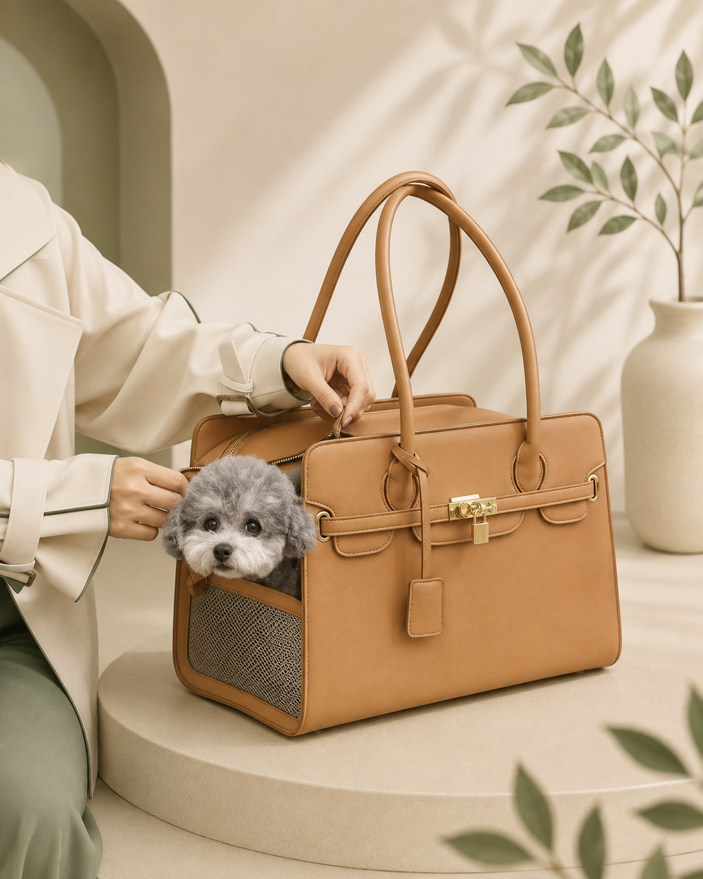 Outdoor cat and dog pet bag one shoulder hand-held bag