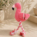 Plush, wear-resistant, grinding teeth, making noise pet toys, teeth cleaning, odor absorbing, flamingo dog toys