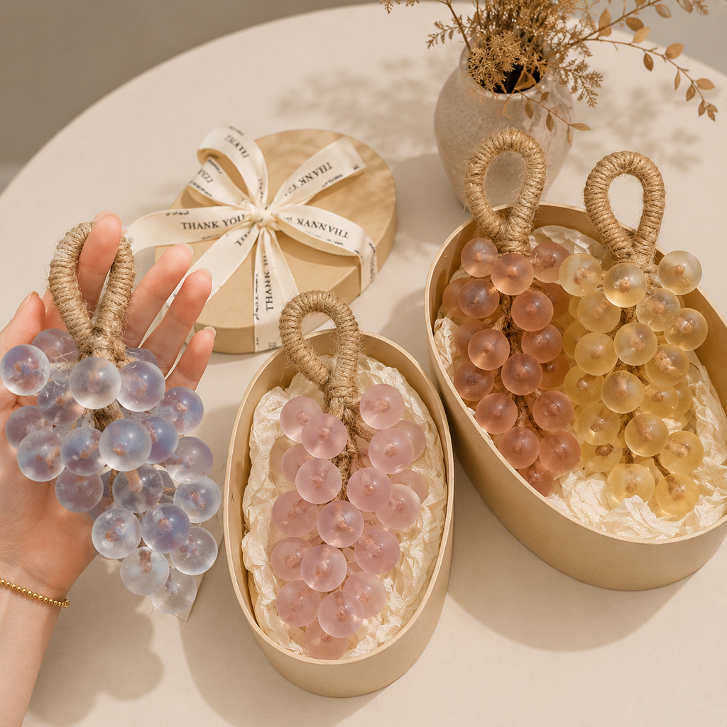 Handmade Crystal Grape Fragrance Soap