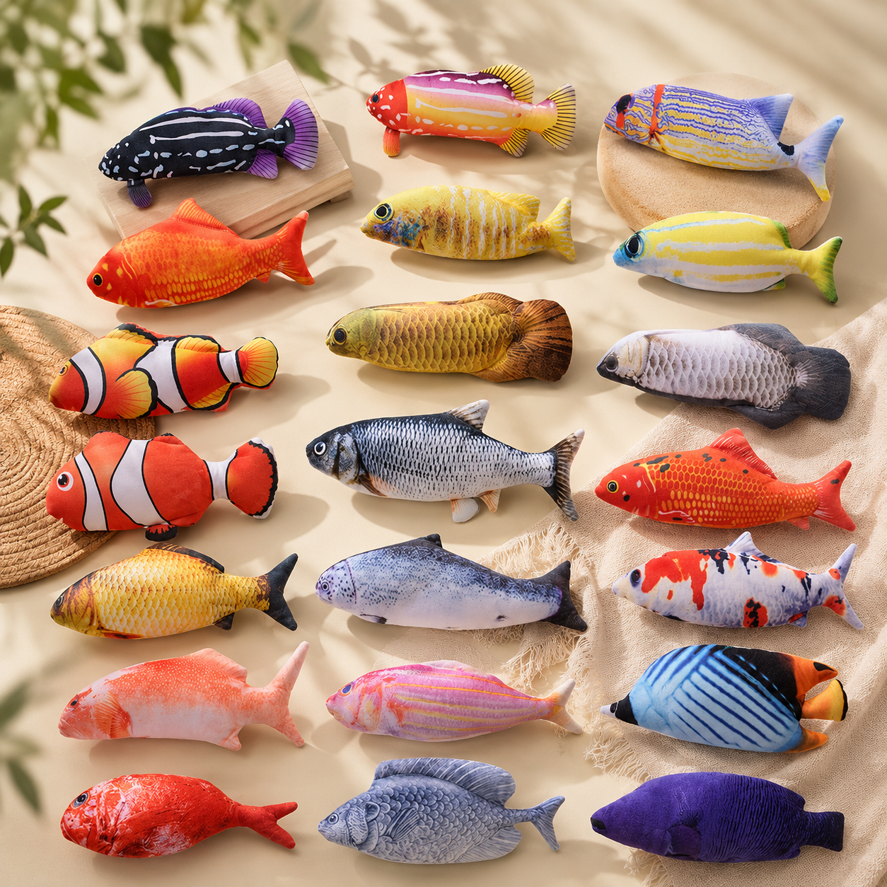 Electric Fish Will Jump, Simulating Fish Glow, Charging, Rocking Fish, Playing Cat Pet Toy