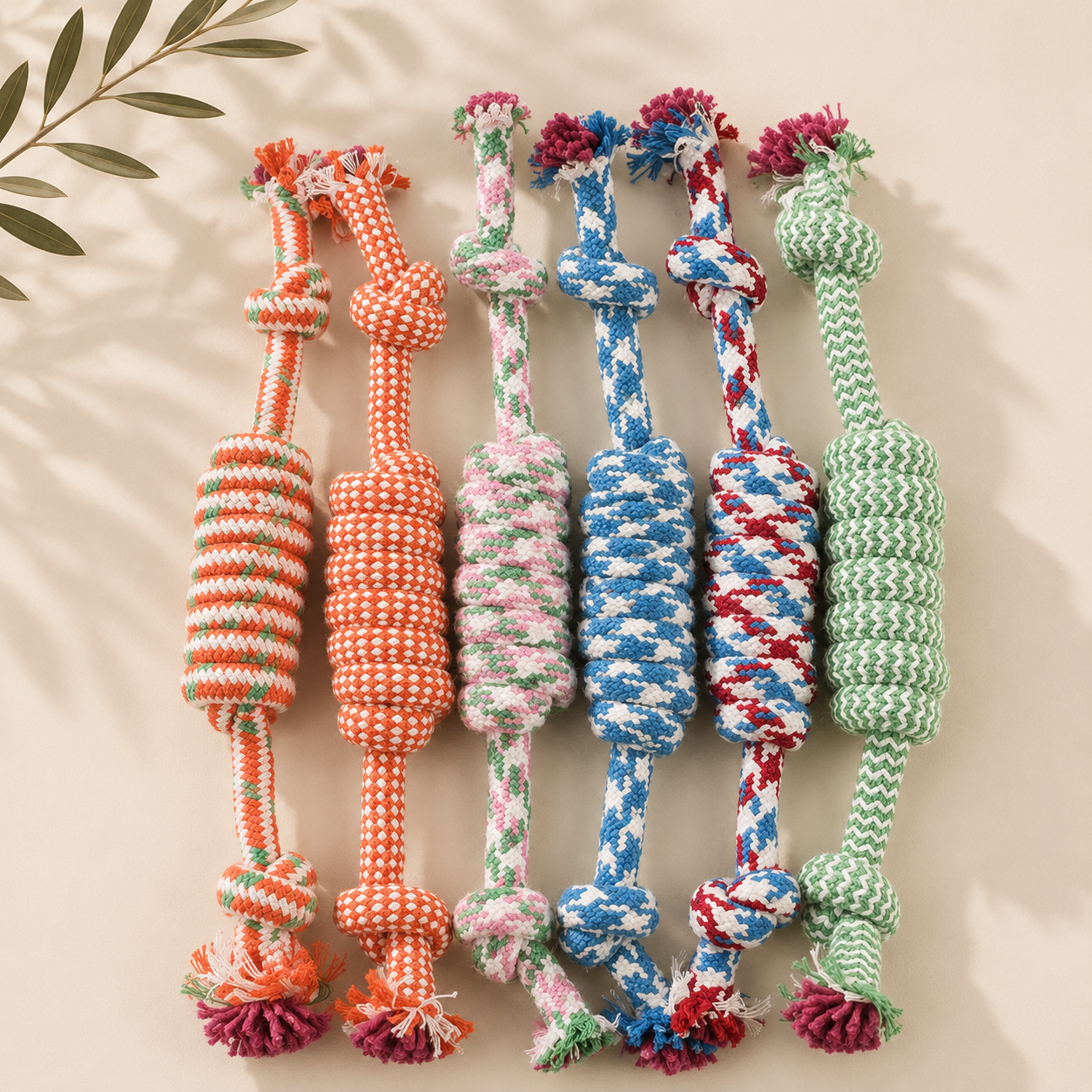Durable Cotton Rope Dog Toy | Interactive Chew & Tug Toy