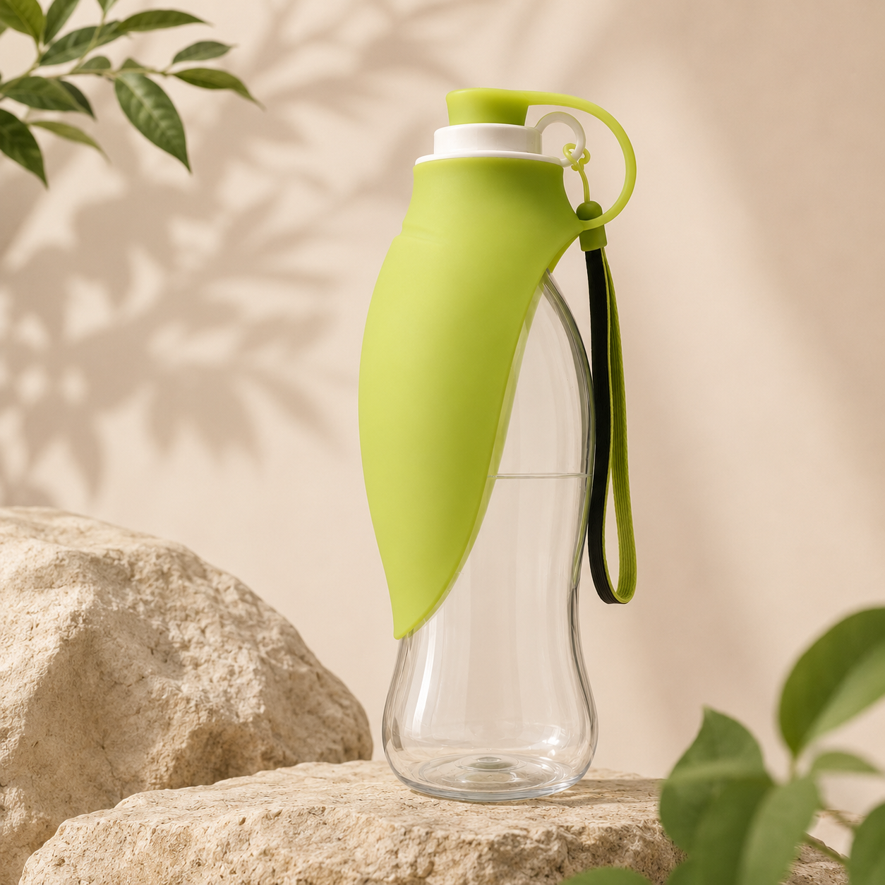 Portable Pet Travel Water Bottle – Large Capacity Flip Cup Water Feeder for Dogs & Cats