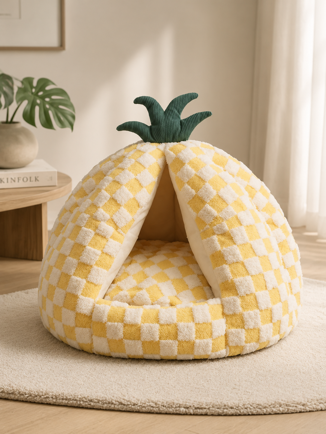 Pineapple Shaped Cozy Pet Nest