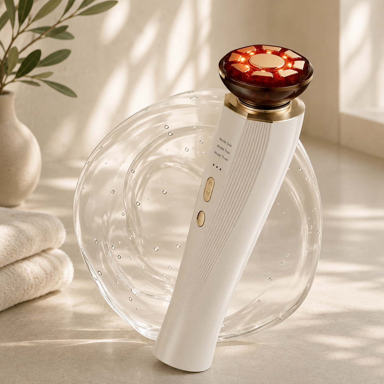 3-in-1 Red Light Therapy Skincare Massager