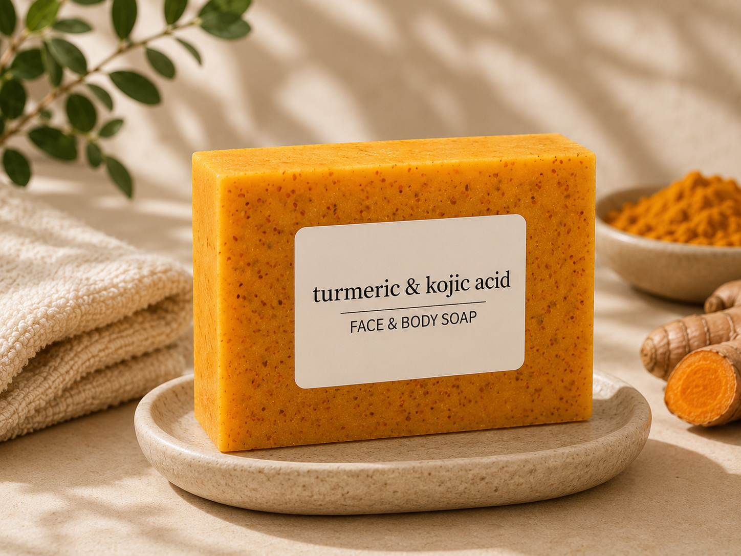 Ginger Kojic Acid Granule Soap