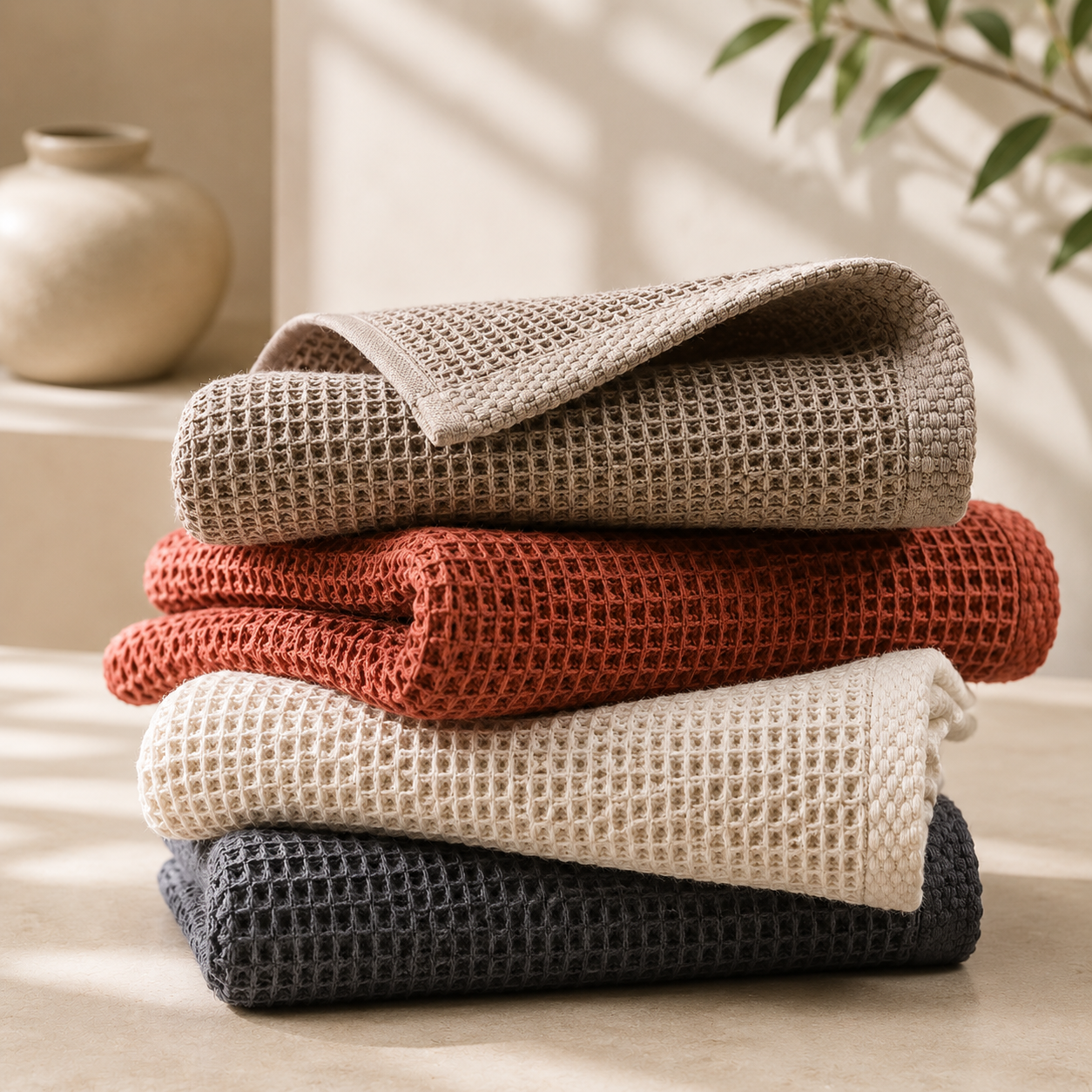Beroyal Premium 100% Cotton Hand Towel – Soft & Absorbent Face & Hair Towel