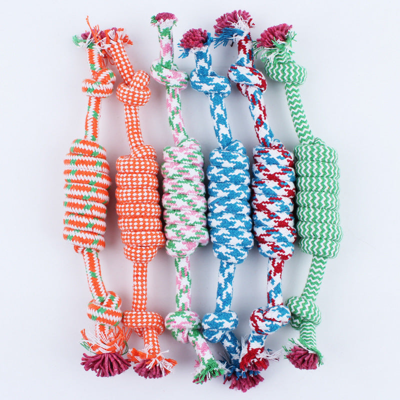 Durable Cotton Rope Dog Toy | Interactive Chew & Tug Toy