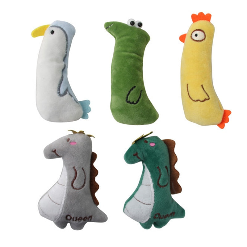 Plush Interactive Cat Toy | Catnip Chew & Dental Toy