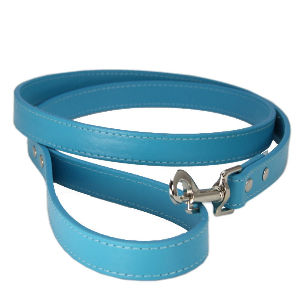Premium PU Leather Pet Leash – Durable Anti-Loss Walking Lead for Dogs & Cats