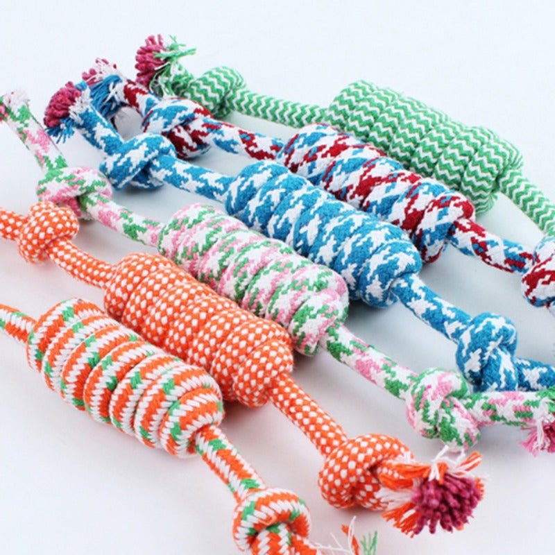 Durable Cotton Rope Dog Toy | Interactive Chew & Tug Toy