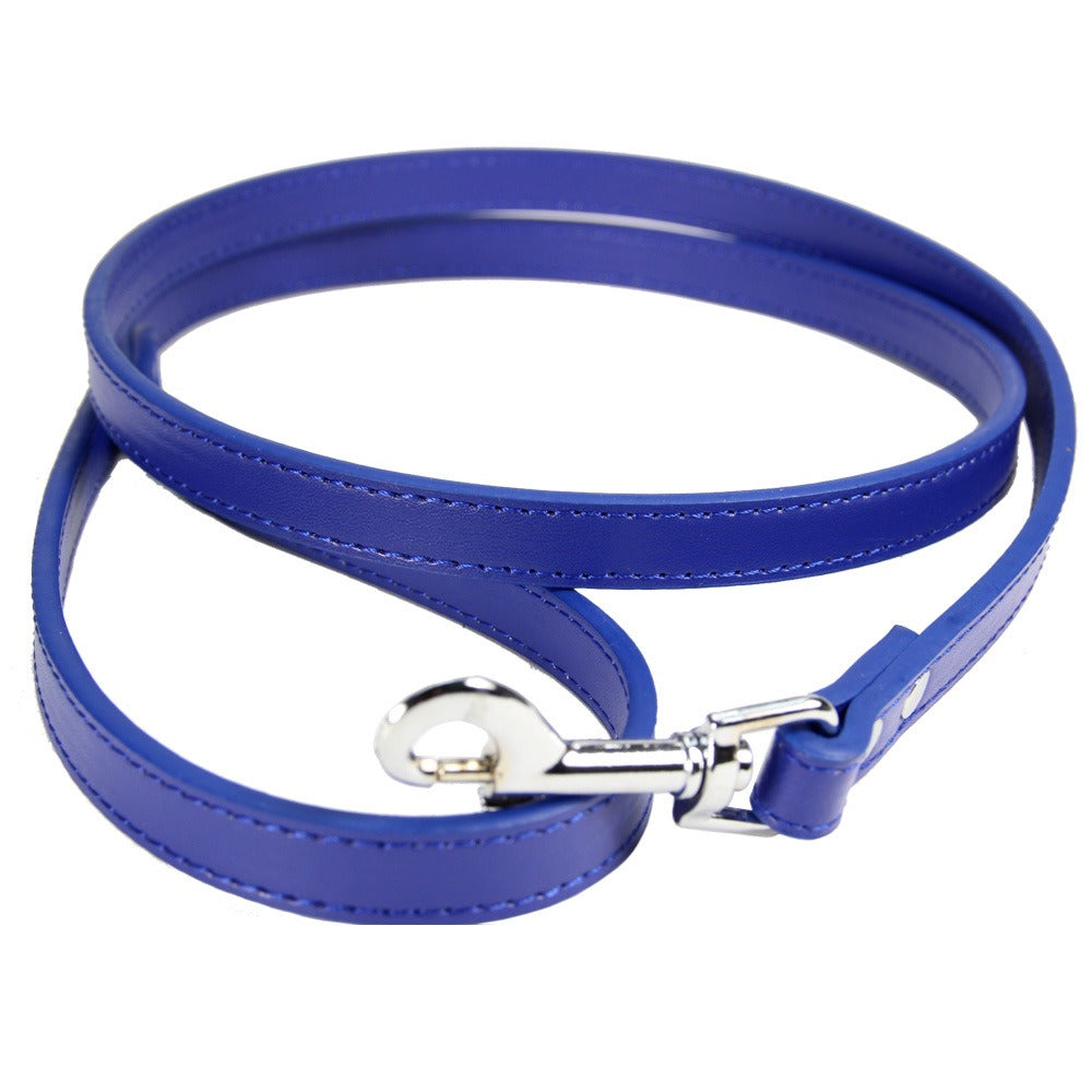 Premium PU Leather Pet Leash – Durable Anti-Loss Walking Lead for Dogs & Cats