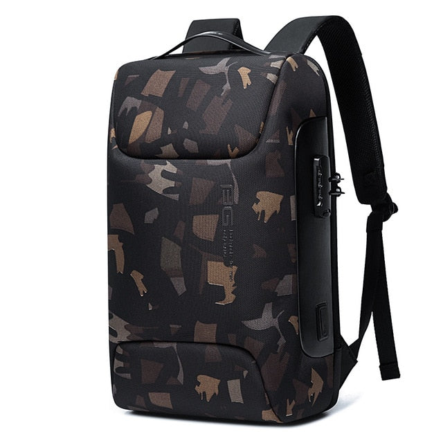 BANGE Anti-Theft Laptop Backpack – Waterproof 15.6" Business Travel Backpack