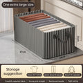 Oxford cloth storage box pants clothing storage box home bedroom storage box steel frame storage basket
