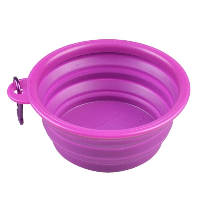 Foldable Silicone Travel Pet Bowl