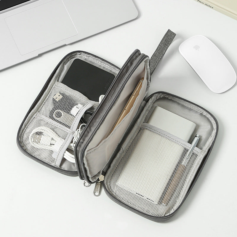 Portable Travel Tech Organizer – Flat Digital Accessories Storage Case