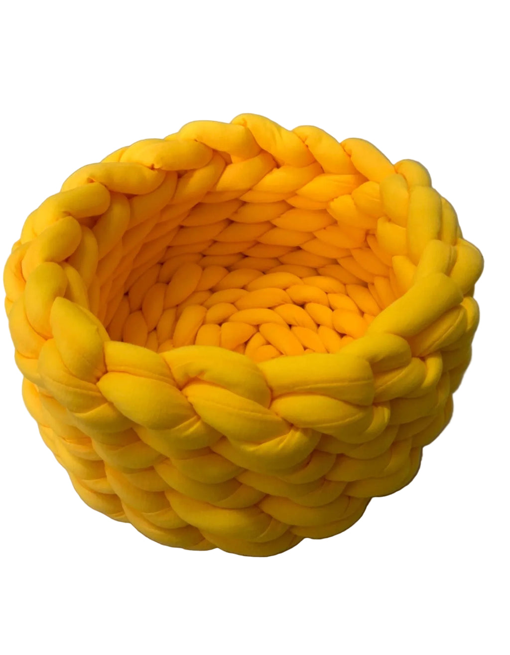 Calming Plush Round Pet Bed – Washable Soft Donut Bed for Cats & Small to Large Dogs