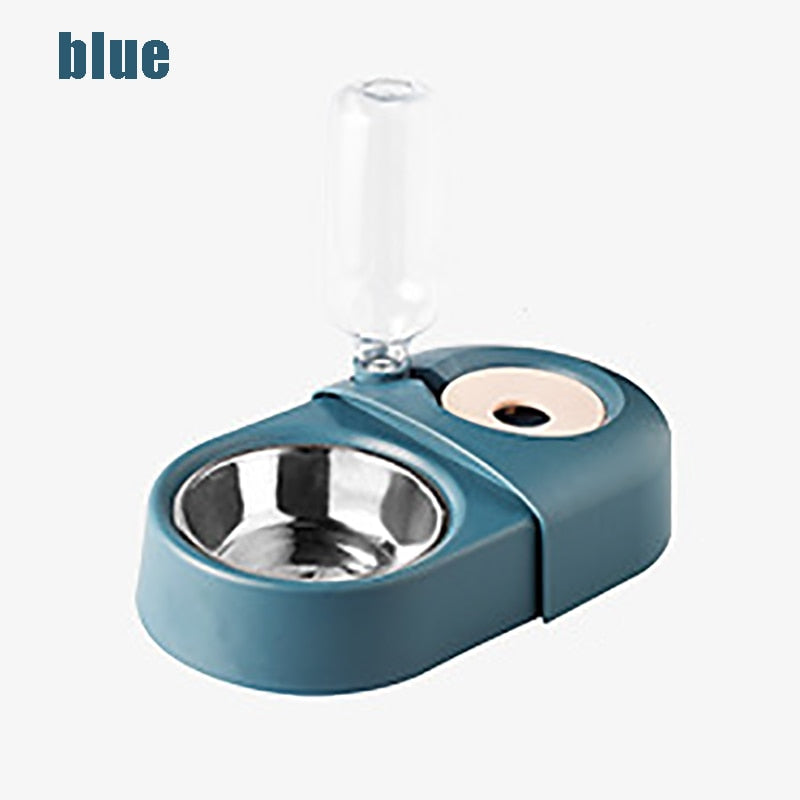 Automatic Pet Water Dispenser & Double Food Bowl for Dogs & Cats