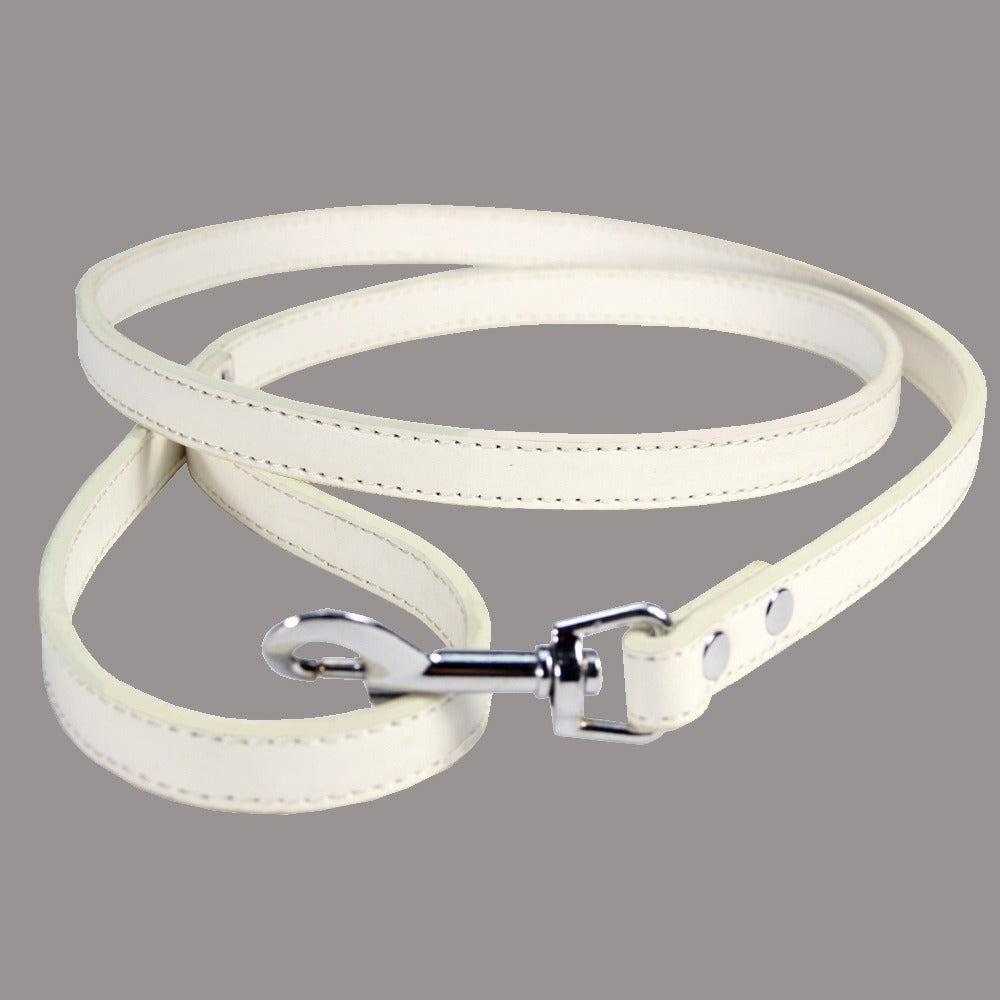 Premium PU Leather Pet Leash – Durable Anti-Loss Walking Lead for Dogs & Cats