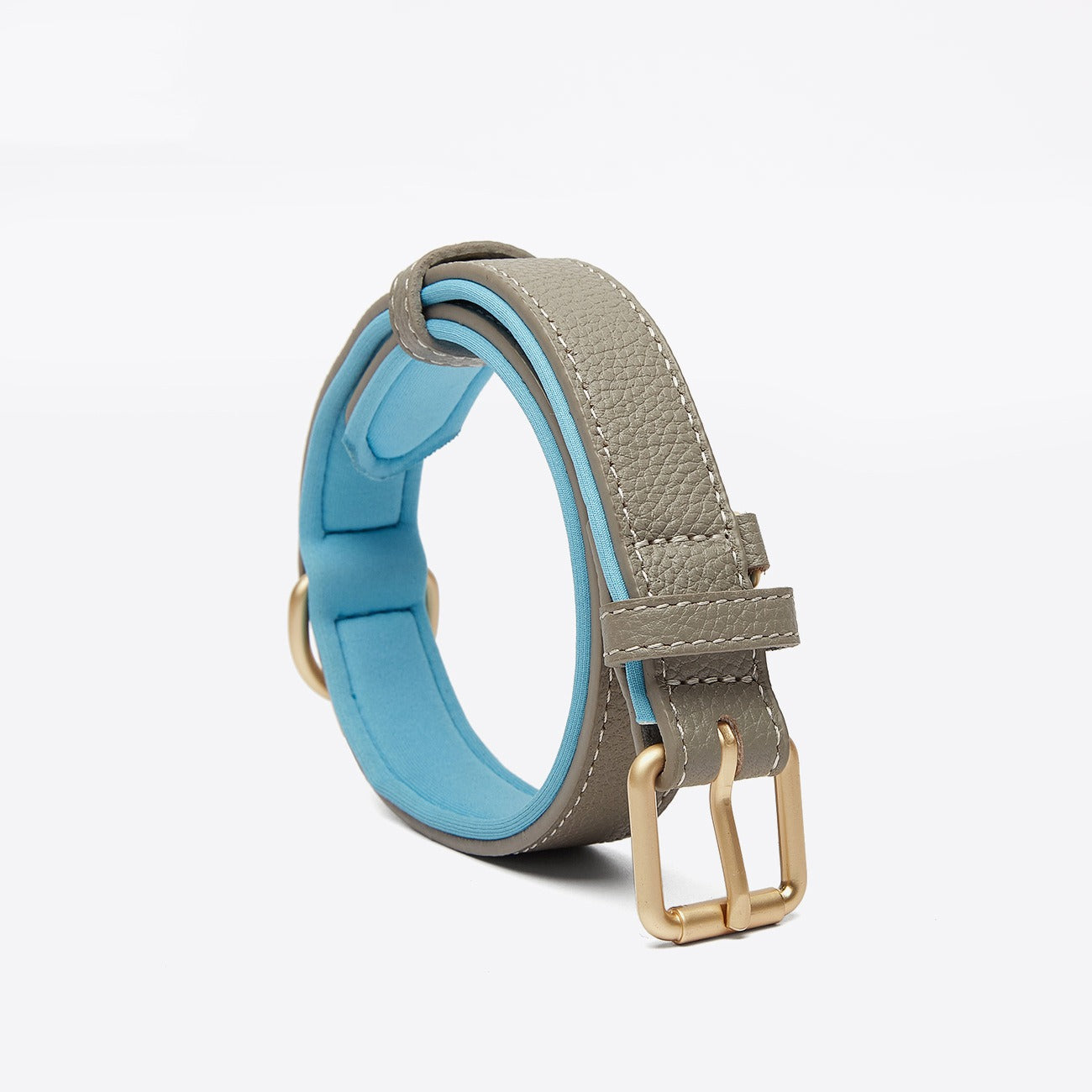 Luxury Leather Dog Collar – Wide Adjustable Wear-Resistant Collar for Dogs