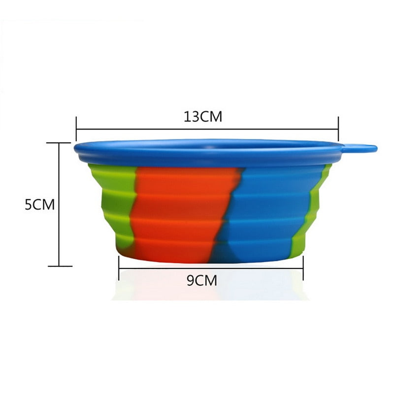 Foldable Silicone Travel Pet Bowl