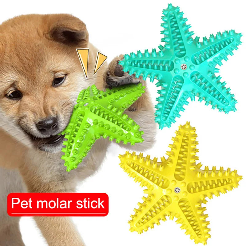 Starfish Dog Chew Toy | Durable Dental Teething Toy