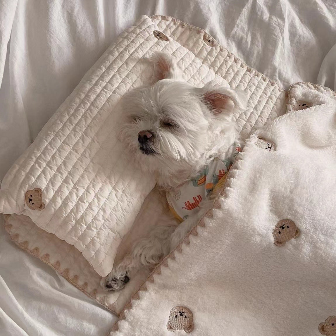 Removable Washable Pet Dog Bed Set