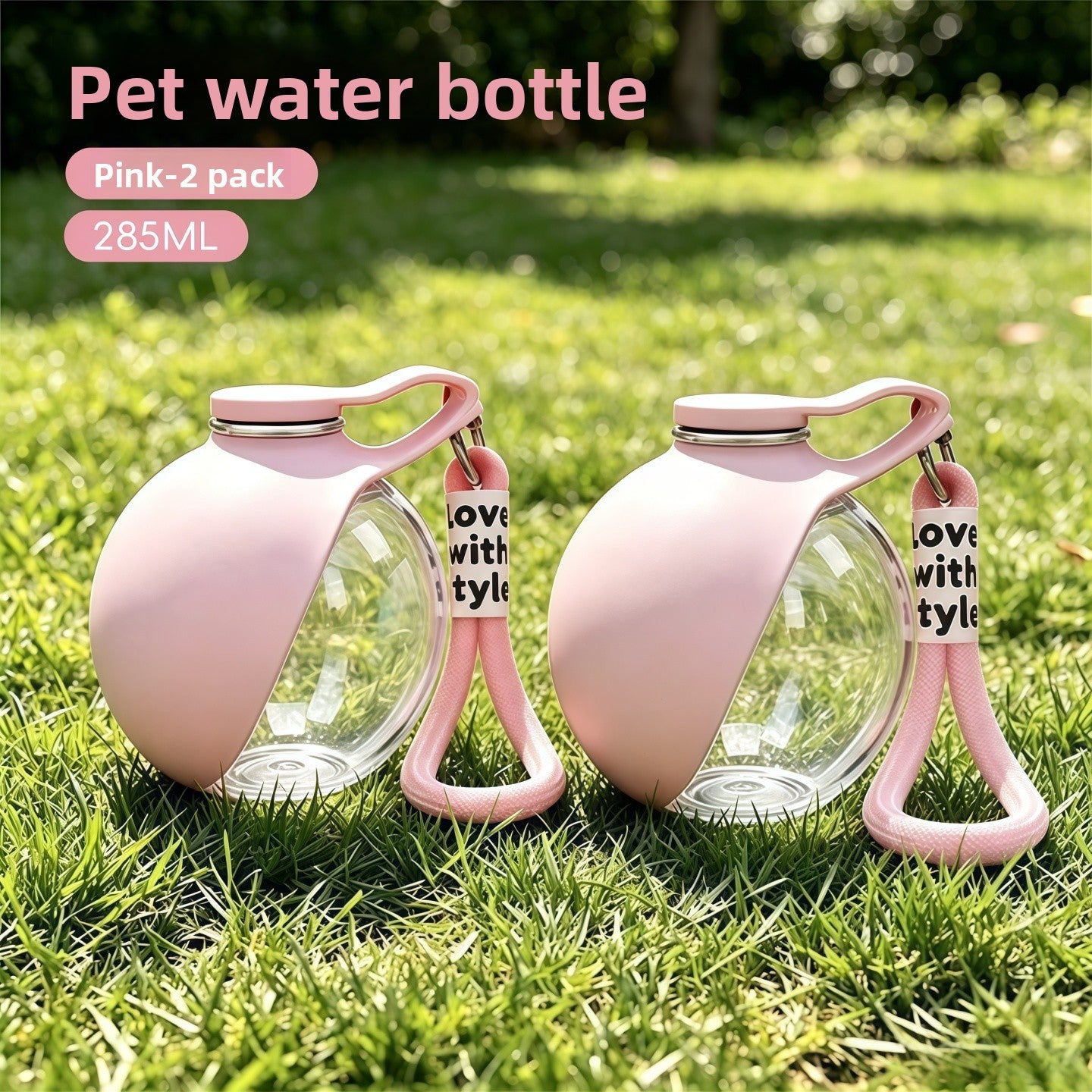 Portable Foldable Pet Water Bottle
