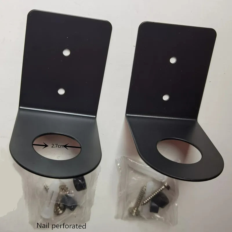 Black/Chrome Soap Dispenser Rack Bathroom Shelf Stainless Steel Shower Gel Kitchen Holder Hanging Storage Accessory