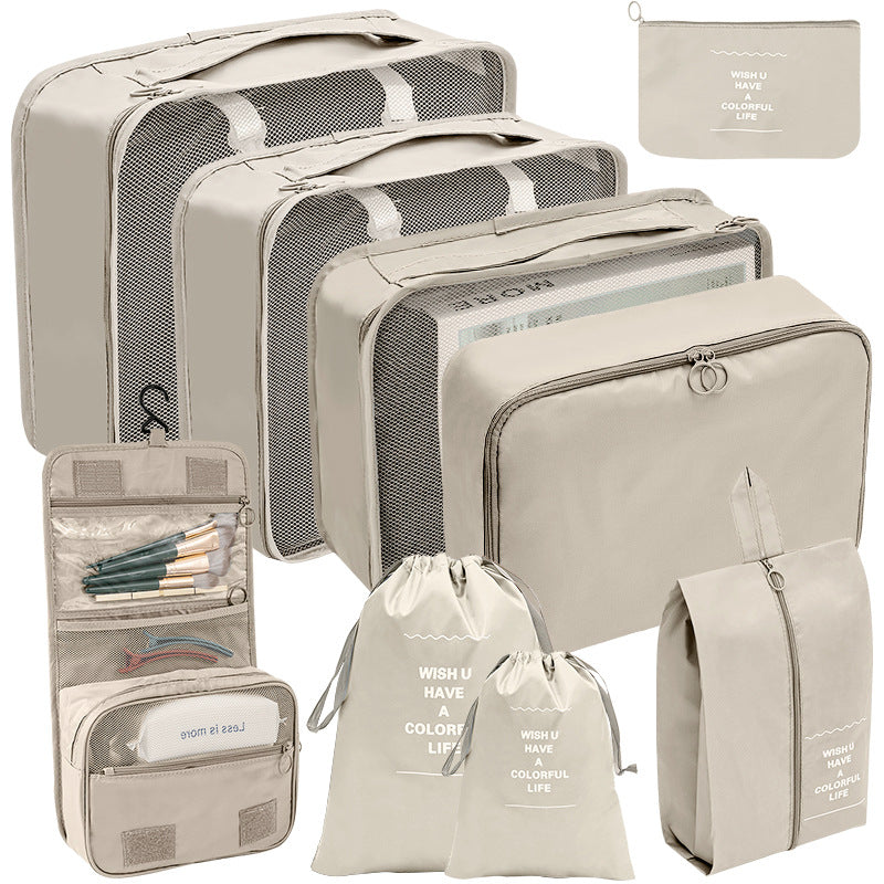 Travel Storage Bag Set for Toiletries Cosmetics and Digital Accessories
